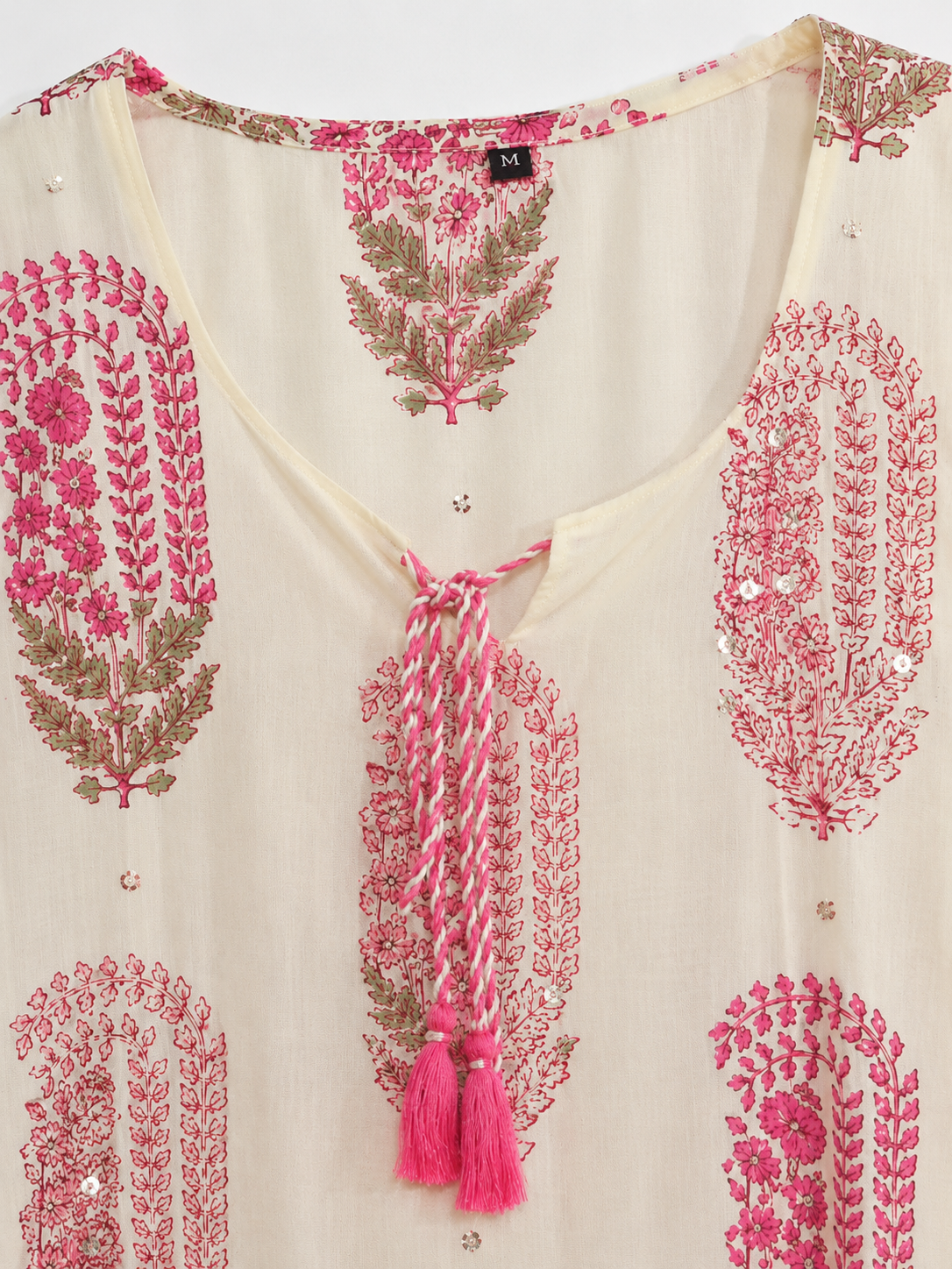 Pure Cotton Printed Straight Suit with Gota Patti Work