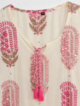 Pure Cotton Printed Straight Suit with Gota Patti Work